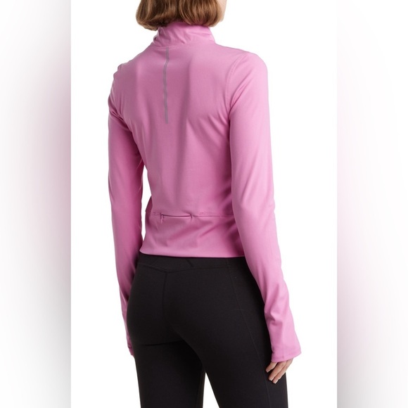 NWT YOGALICIOUS Lux Crosstrain Everyday Half Zip Jacket Color First Bloom Sz XL‌ - Picture 2 of 8